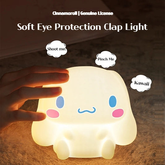 New Cinnamoroll Nightlamp Bedroom Pat Sensor Light