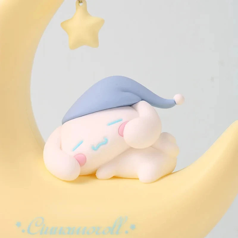 Cute Sanrio Moon LED Night Lamp